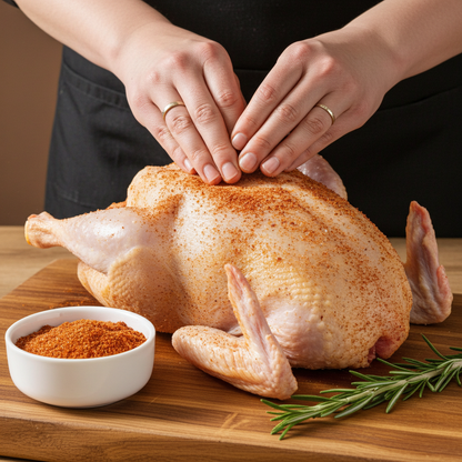roast chicken (seasoning preparation)