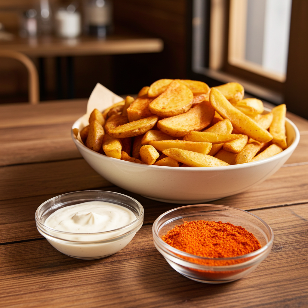 French fries (seasoning preparation)