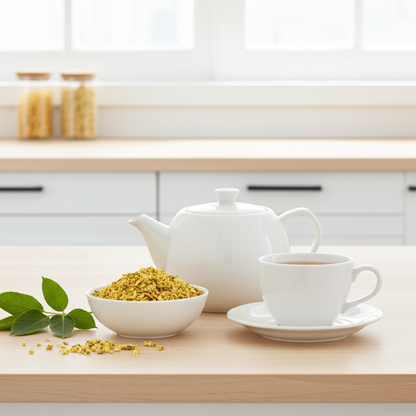 Fleurs de sureau, frottées