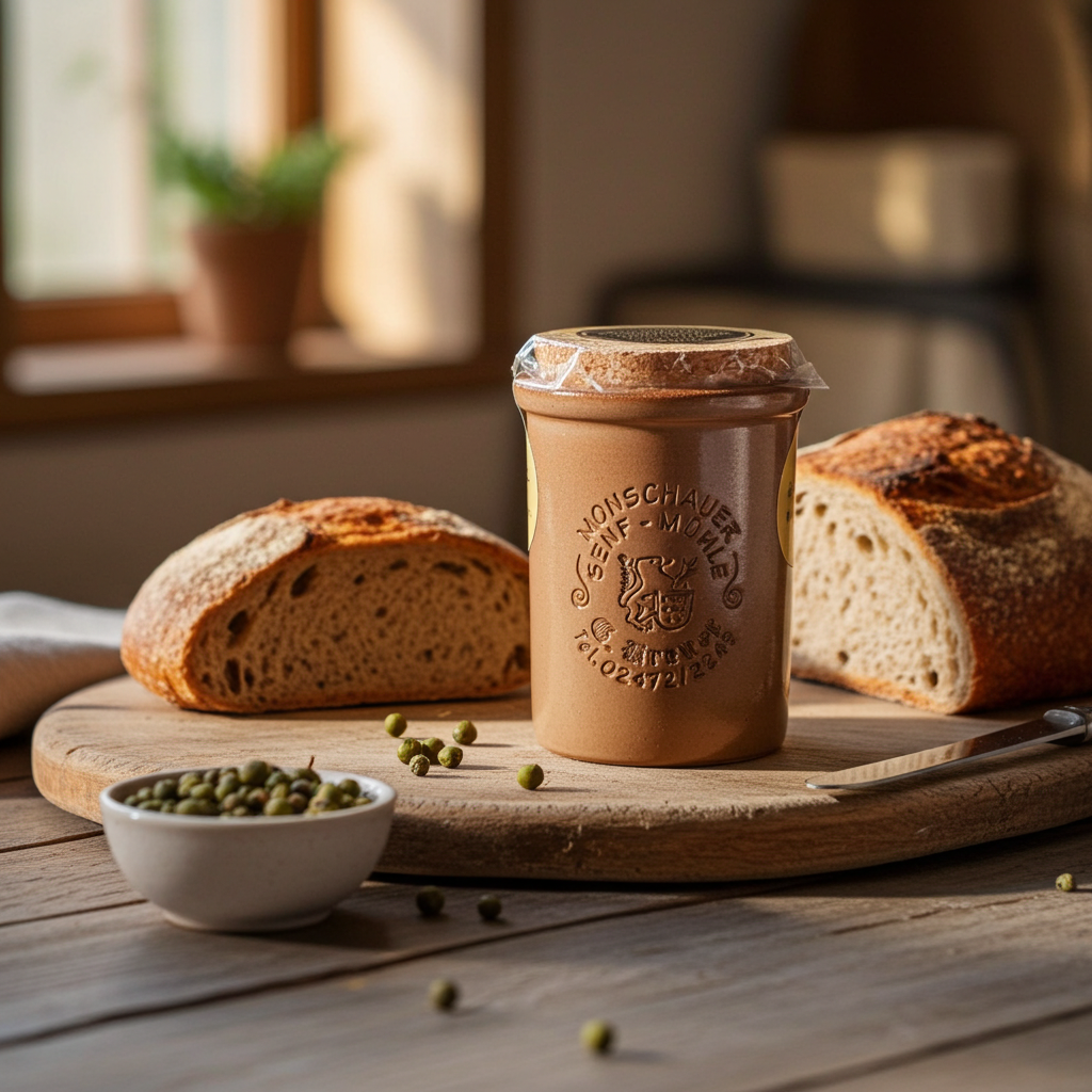 Grüner-Pfeffer-Senf Monschauer Senf Historische Senfmühle Monschau 100 ml