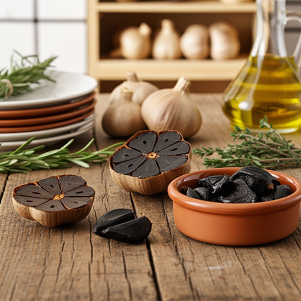 Schwarzer Knoblauch kaufen – Black Garlic aus Spanien – Gerüche-Küche