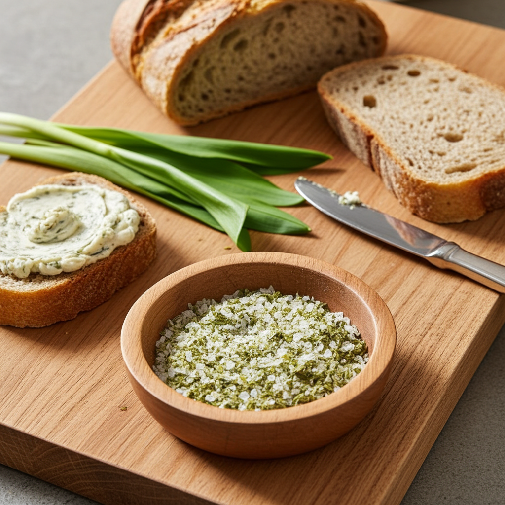 wild garlic seasoning salt (spice preparation)