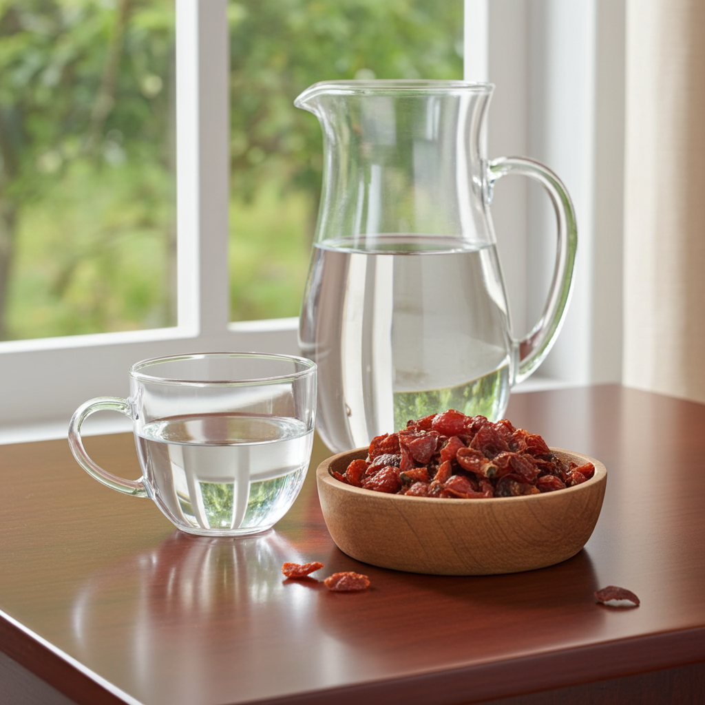 écorces d'églantier (coupées)