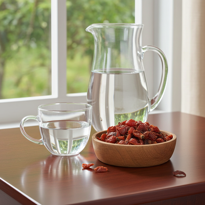 écorces d'églantier (coupées)