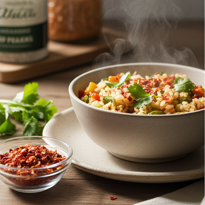 red-mild paprika flakes