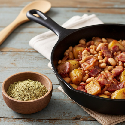 fried potatoes fine (seasoning preparation)