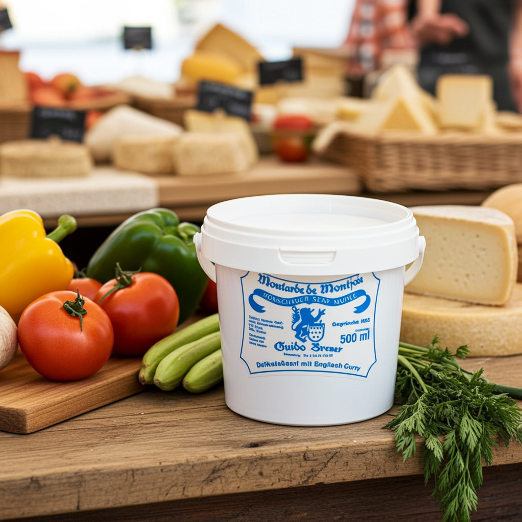 Englisch-Curry-Senf Monschauer Senf Historische Senfmühle Monschau 500 ml