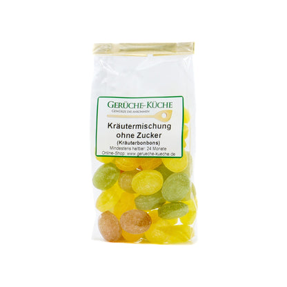 Bonbons aux herbes sans sucre, mélange d'herbes