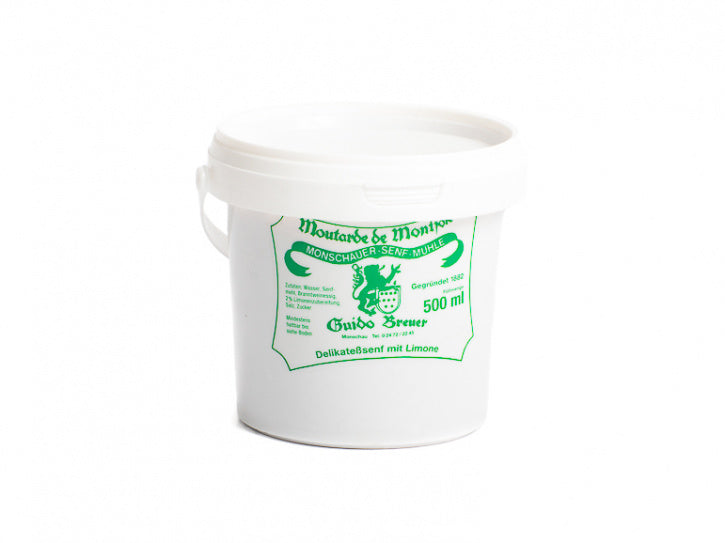 Limonen-Senf - Monschauer Senf - Moutarde de Montjoie - 500 ml