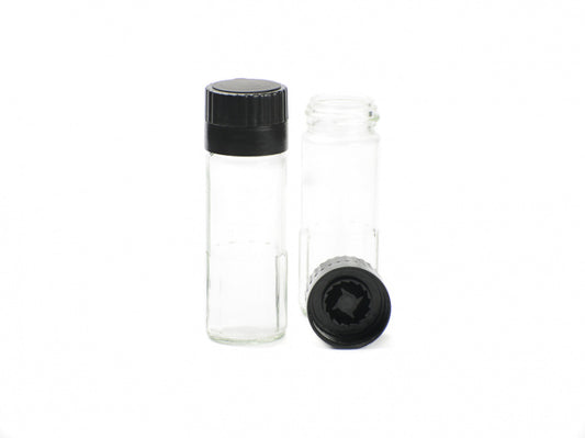 Gewürzmühle aus Glas