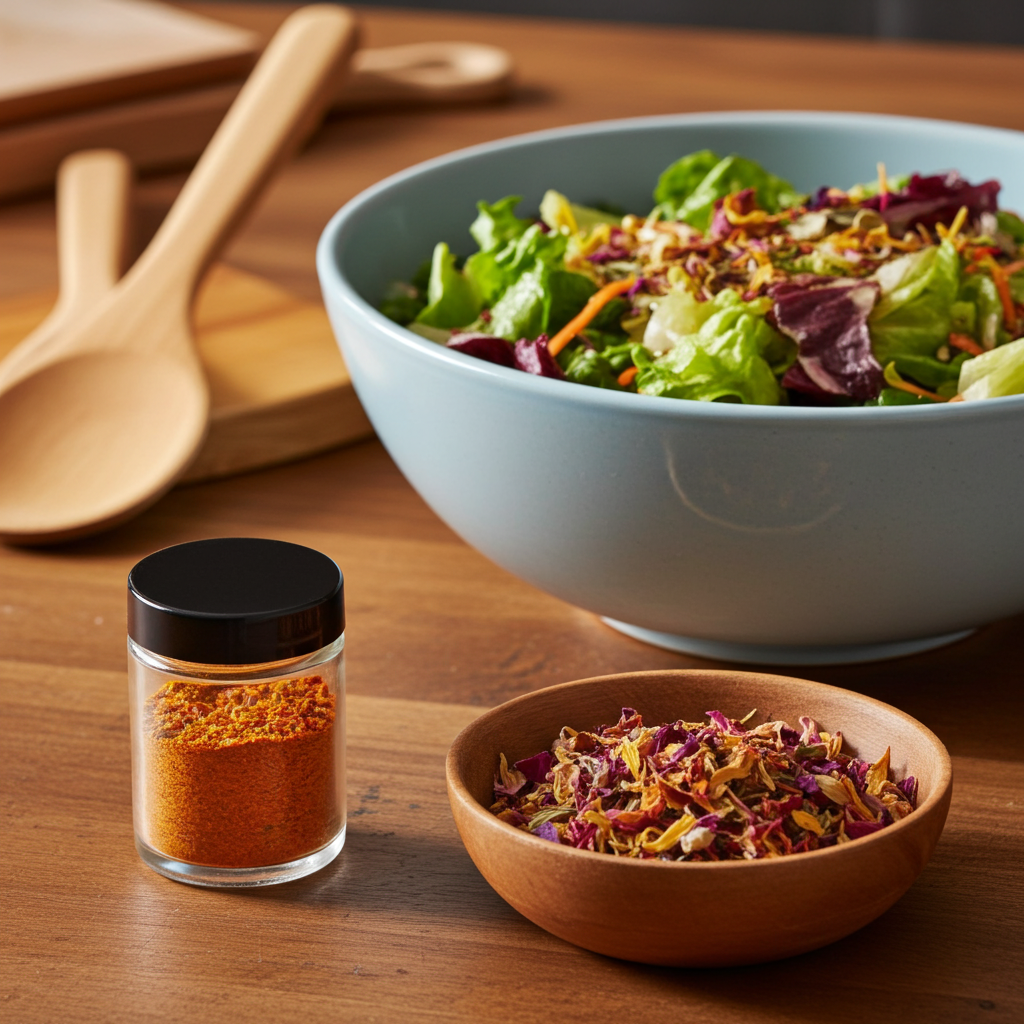 flower mixture for salad (spice mixture)