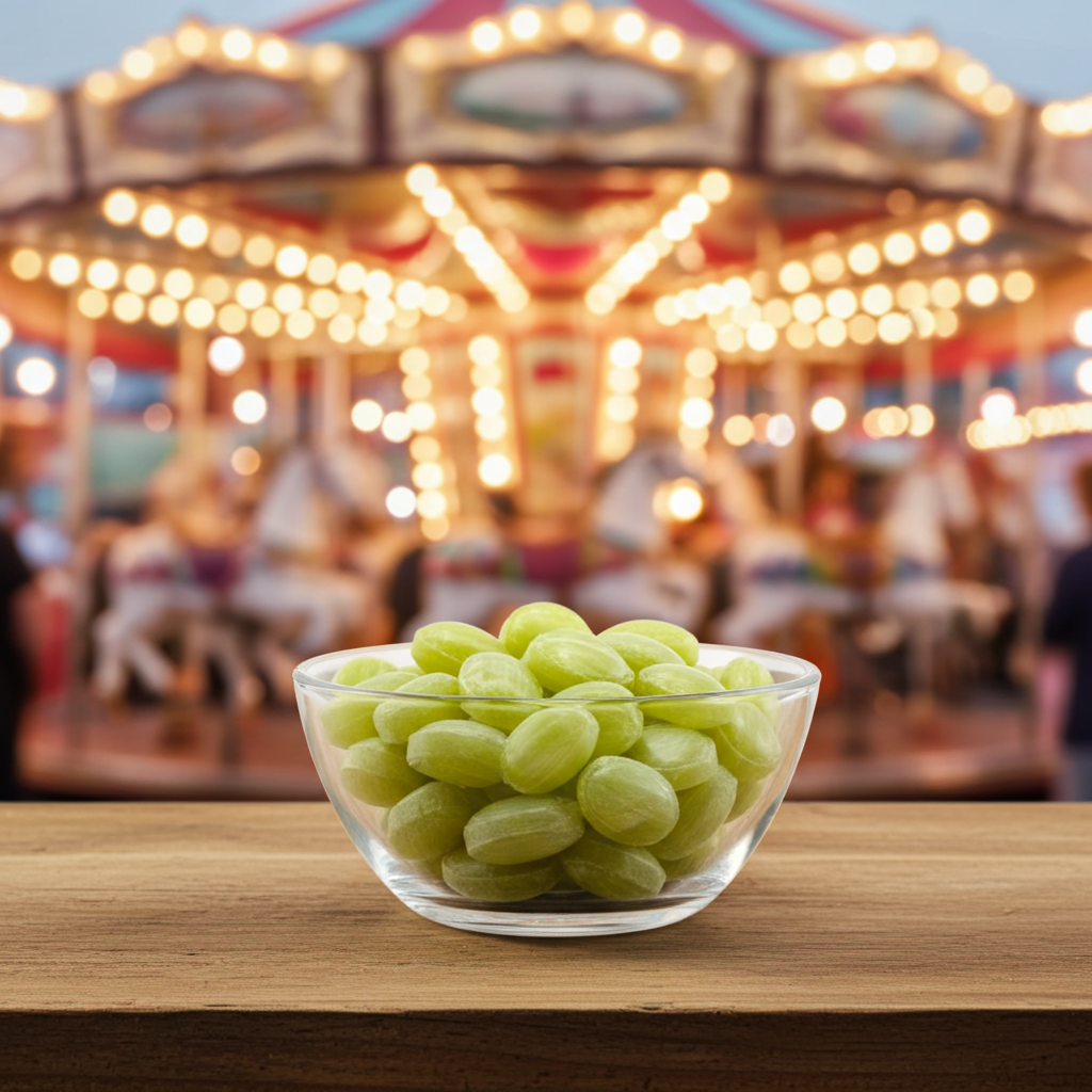 Zuckerfreie Salbei Bonbons Kräuterbonbons Nahaufnahme