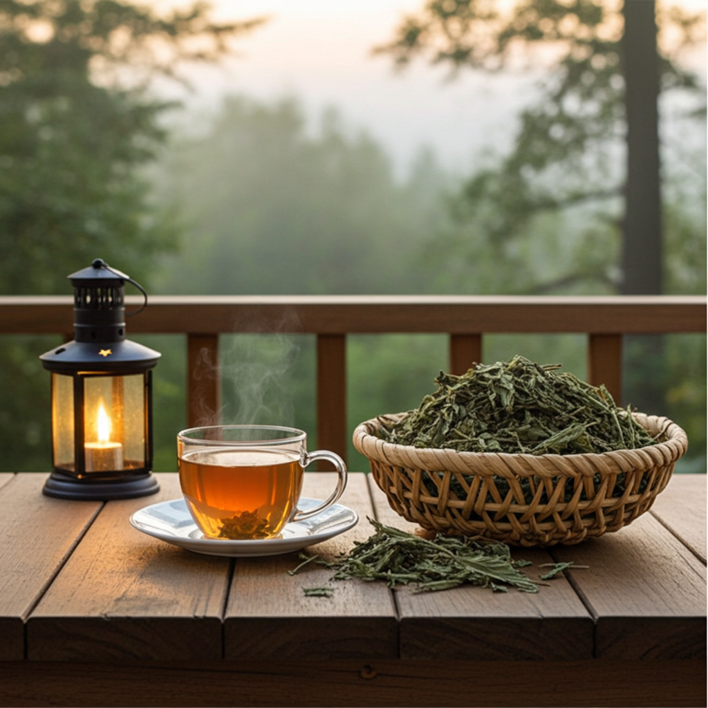 nettle leaves (chopped)