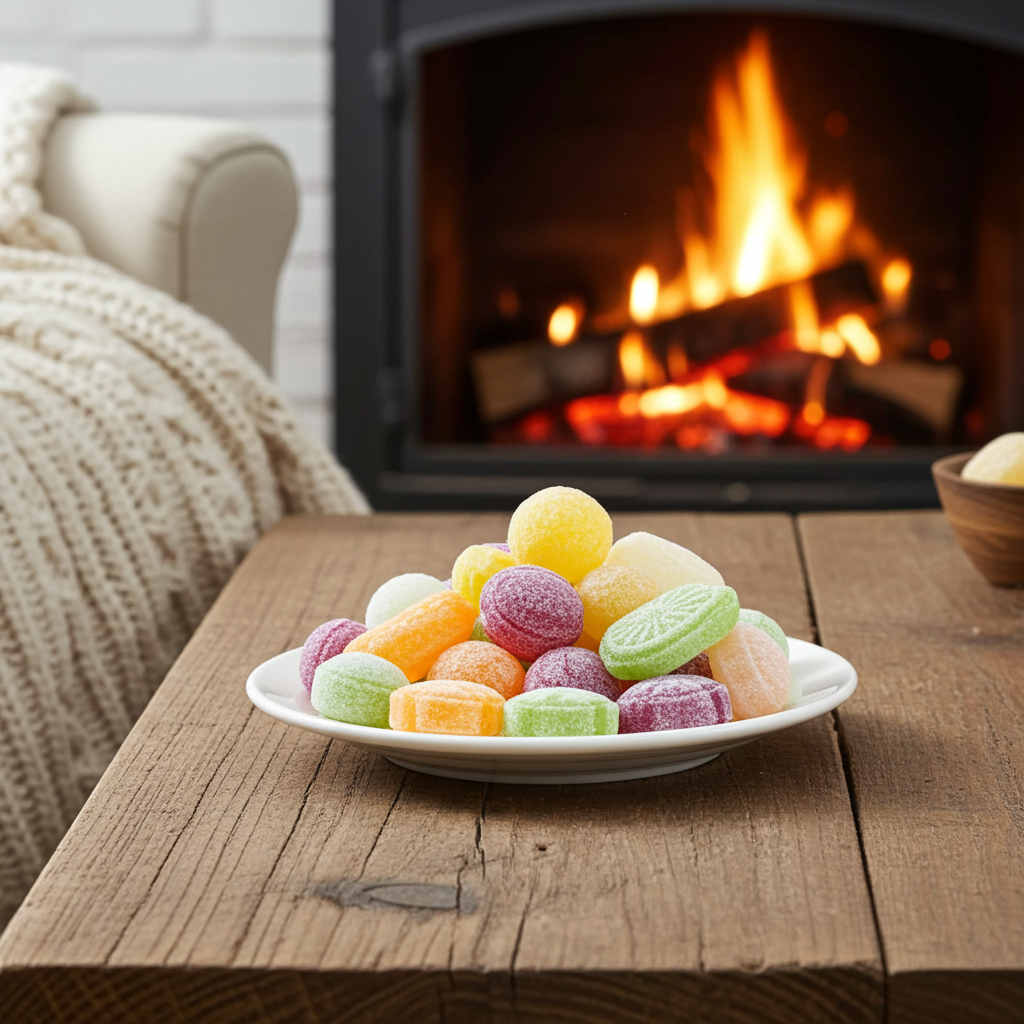 Früchtemischung Fruchtbonbons Verpackung