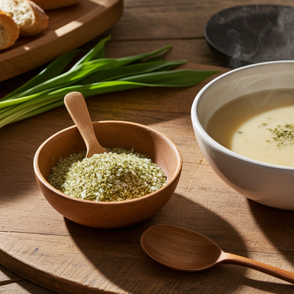 wild garlic seasoning salt (spice preparation)
