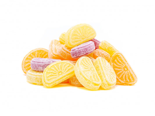 Orange-Zitrone Schnitten - Fruchtbonbons