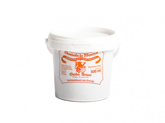 Orangen-Senf - Monschauer Senf - Moutarde de Montjoie - 500 ml