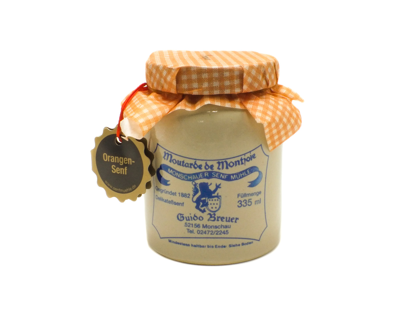 Moutarde à l'Orange - Moutarde de Montjoie - 100 ml