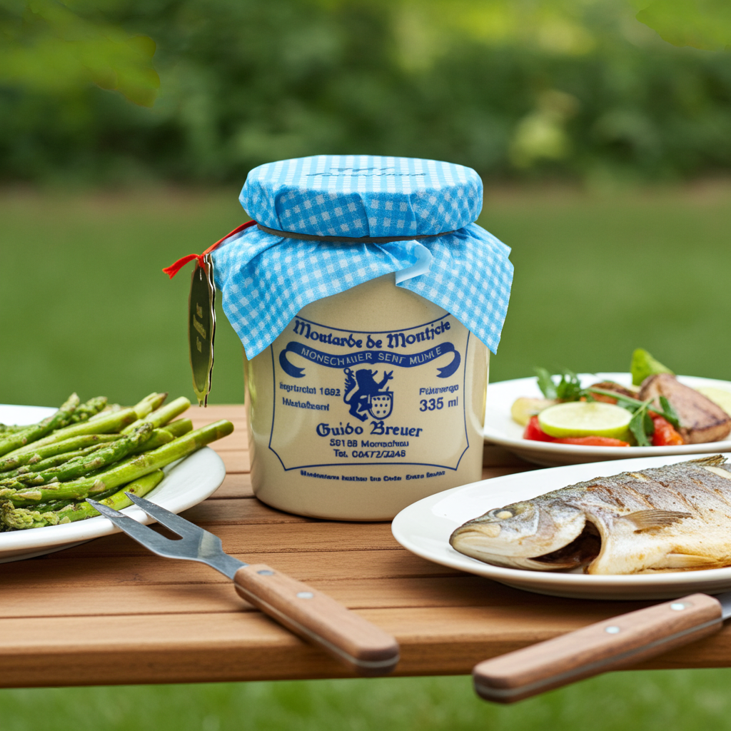 Apfel-Meerrettich-Senf Monschauer Senf Historische Senfmühle Monschau 335 ml