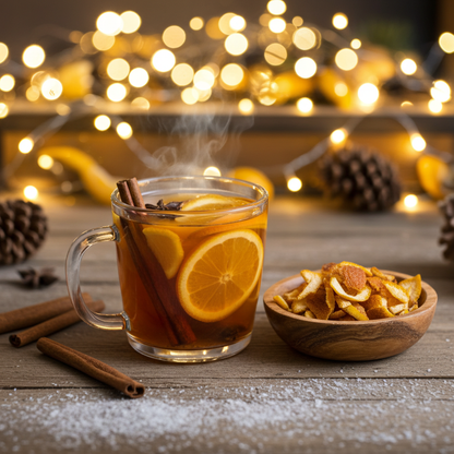 orange peels (cut)