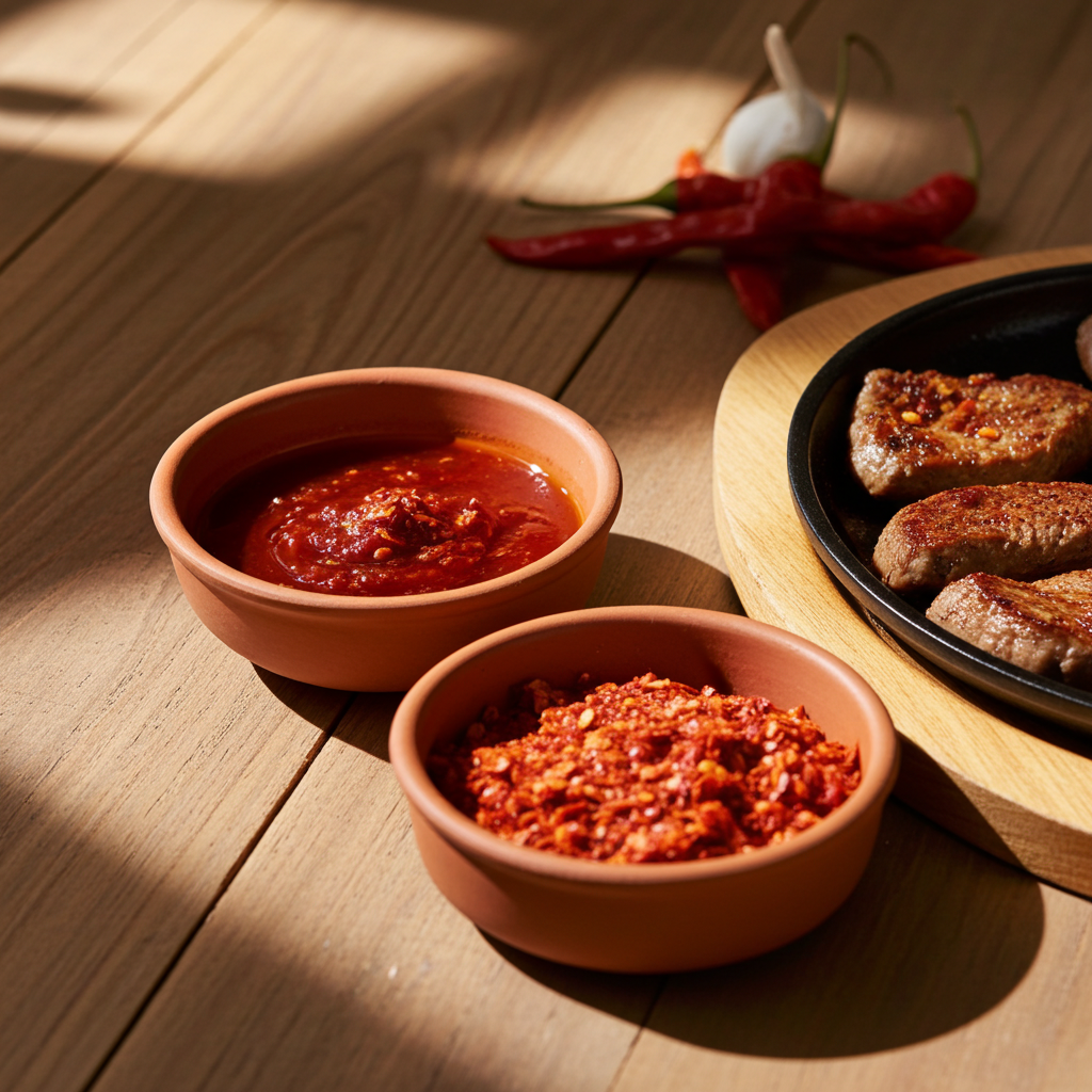 chili flakes (ground without seeds)