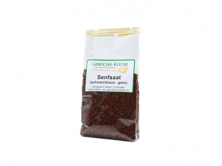 Senfsaat (ganz, schwarz / braun)