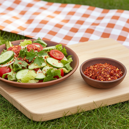 red-mild paprika flakes