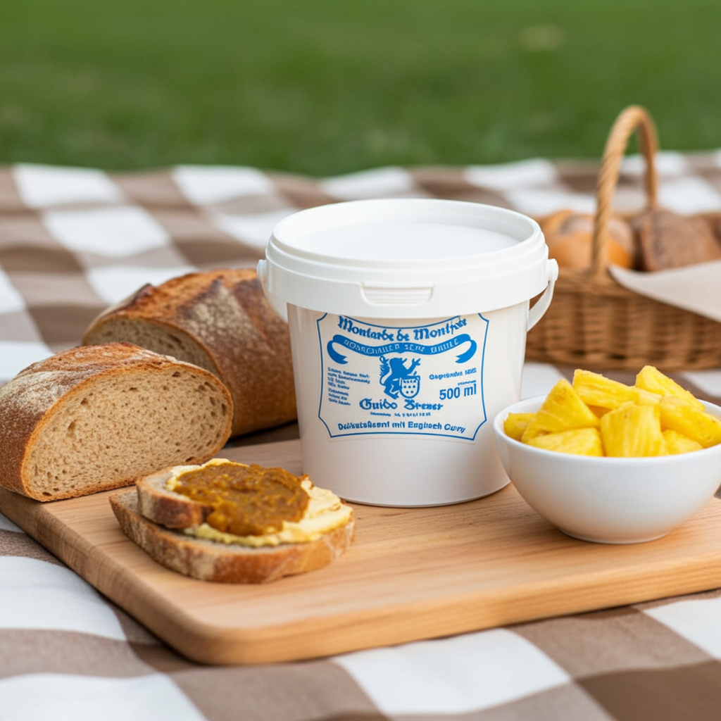 Englisch-Curry-Senf Monschauer Senf Historische Senfmühle Monschau 500 ml