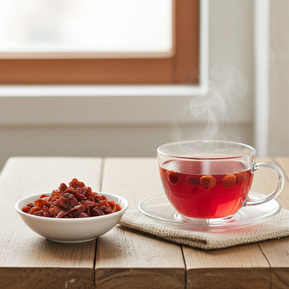 écorces d'églantier (coupées)