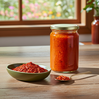 chili flakes (ground without seeds)