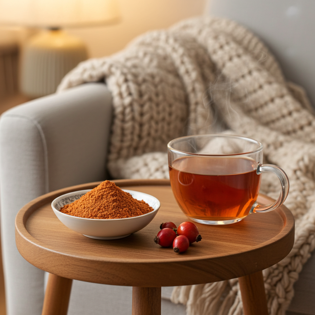 Hagebuttenschalen gemahlen | Fruchtprodukt