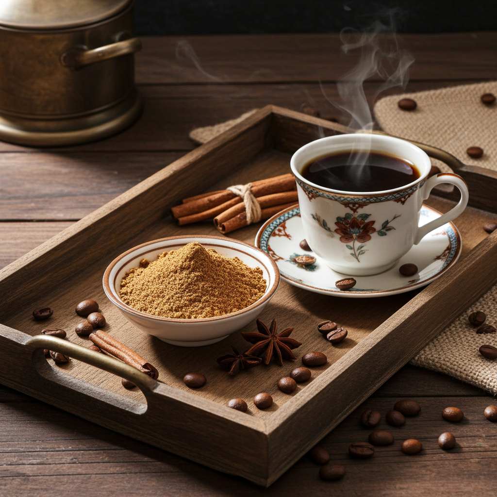 Mélange d'épices pour café arabe