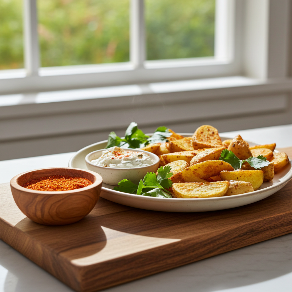 French fries (seasoning preparation)