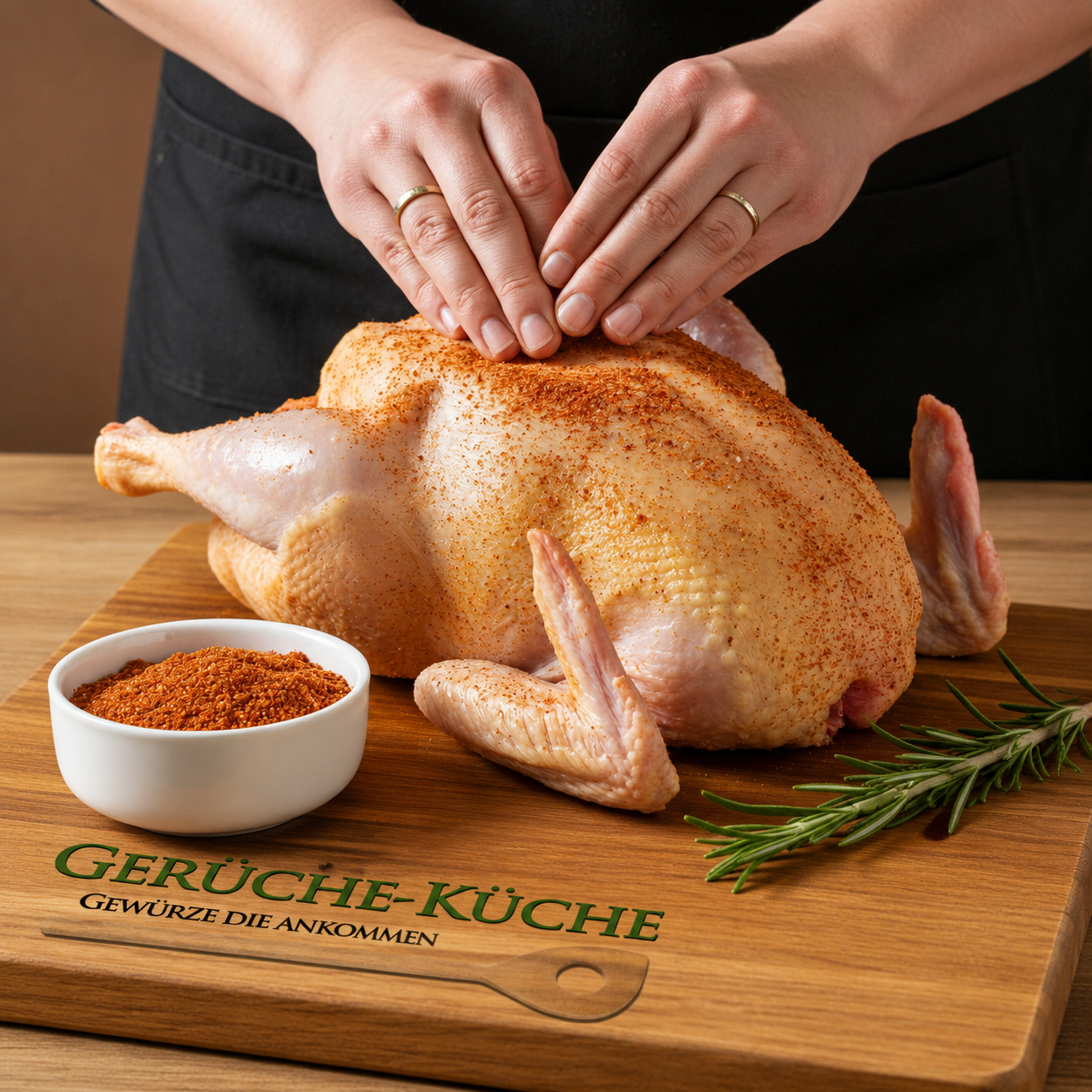 Poulet rôti (préparation aux épices)