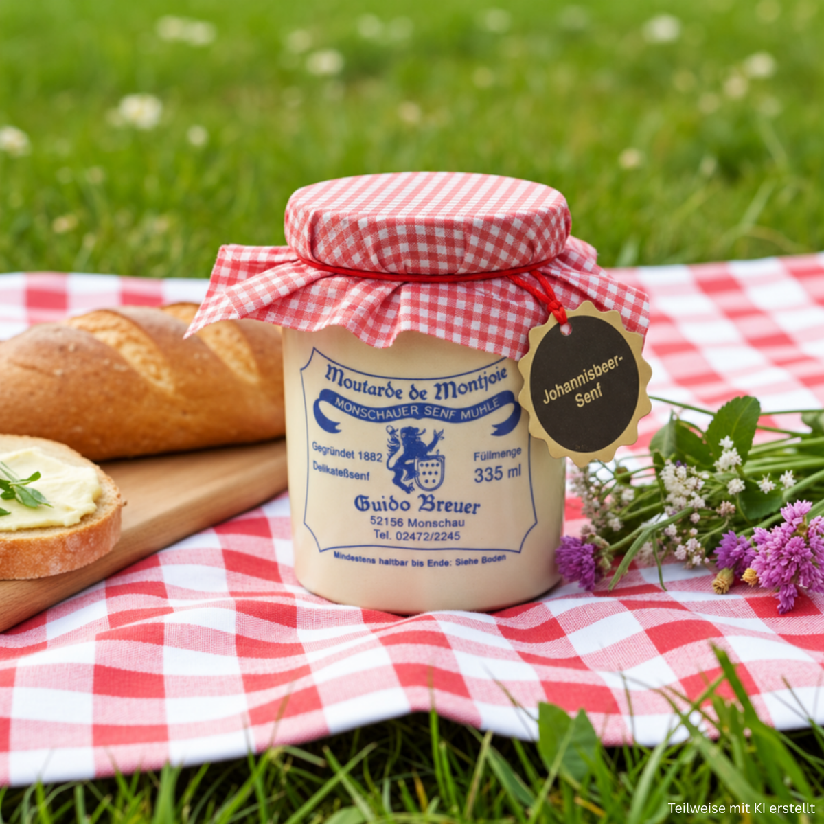 Johannisbeer-Senf - Monschauer Senf - 335 ml