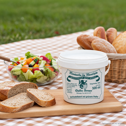 Grüner-Pfeffer-Senf - Monschauer Senf - 500 ml