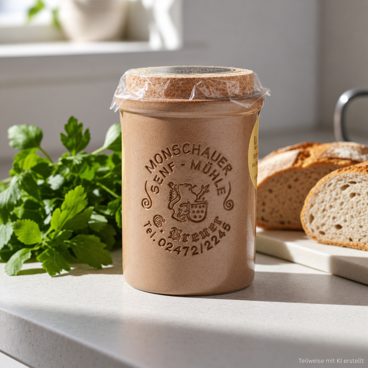 Wild herbs with wild garlic - Monschauer mustard - 100 ml