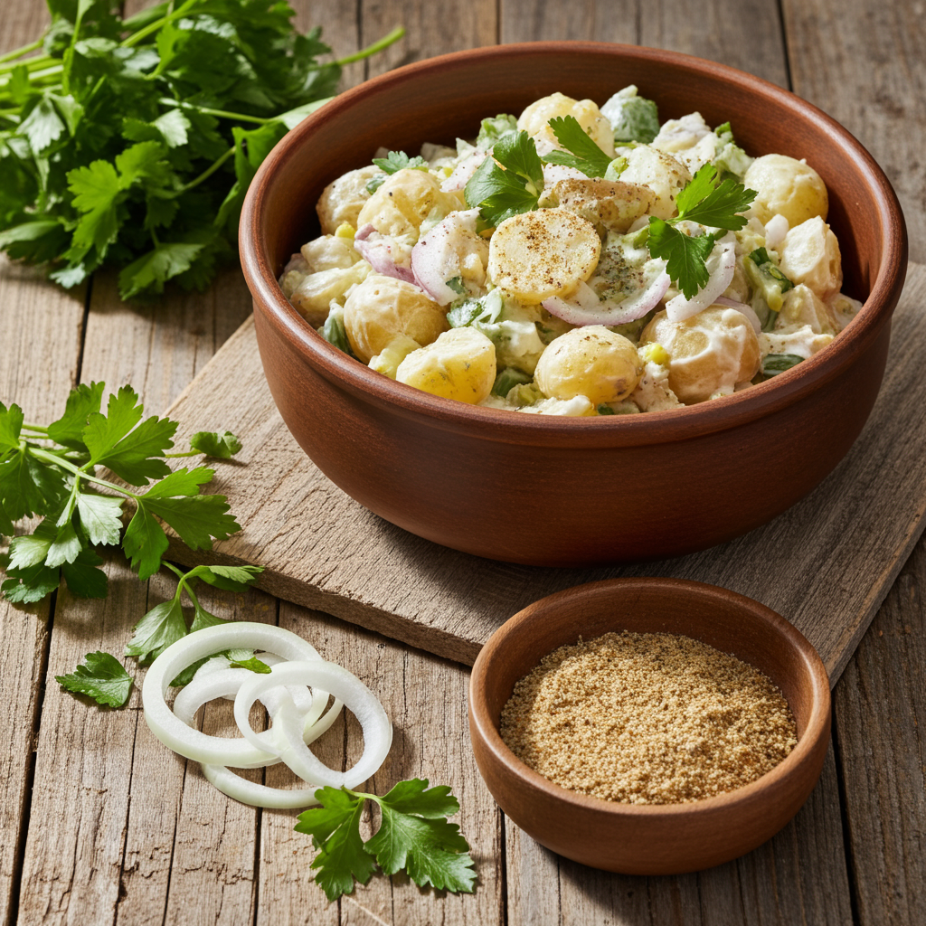 potato salad (seasoning preparation)