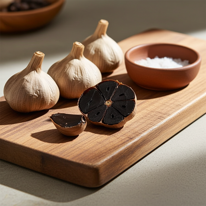 Schwarzer fermentierter Knoblauch aus Spanien