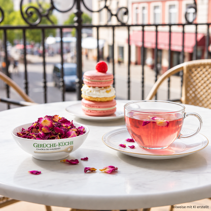 cut rose petals