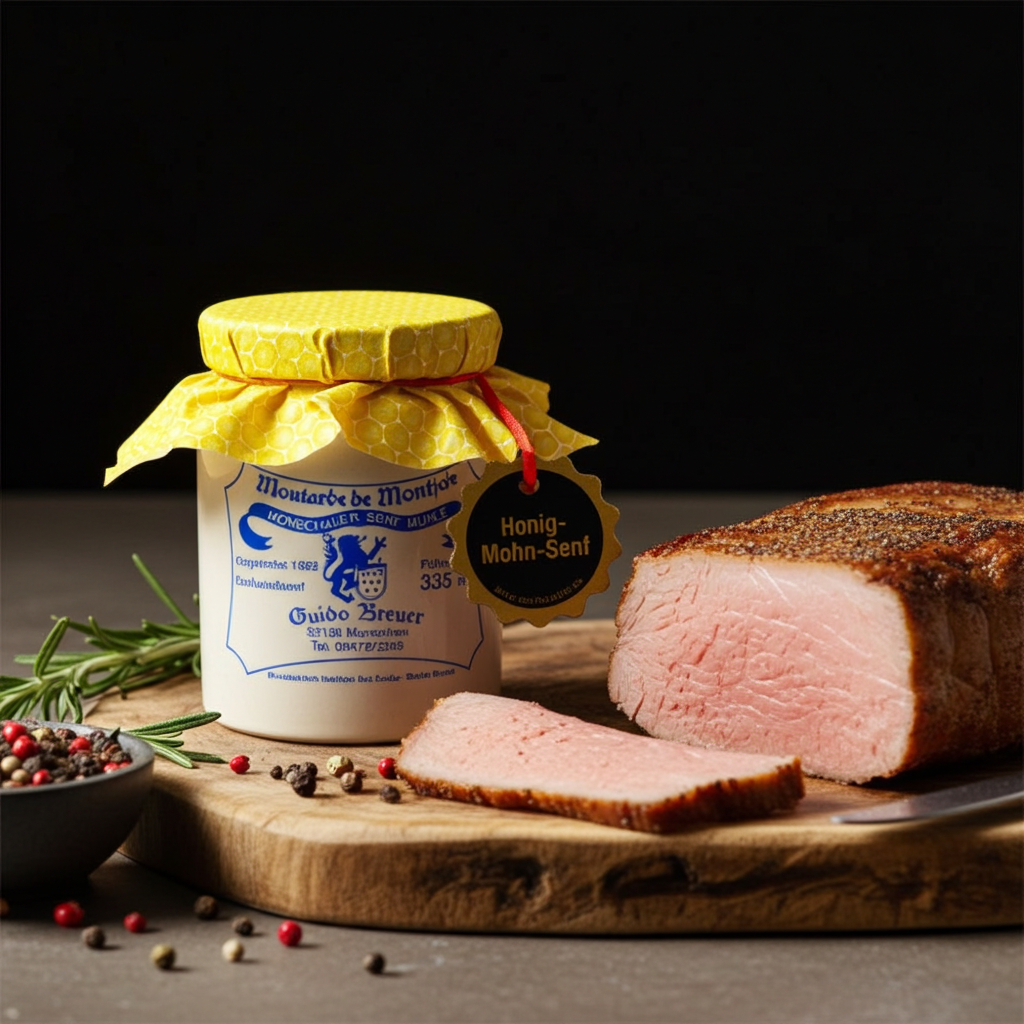 Honig-Mohn-Senf Monschauer Senf Historische Senfmühle Monschau 335 ml