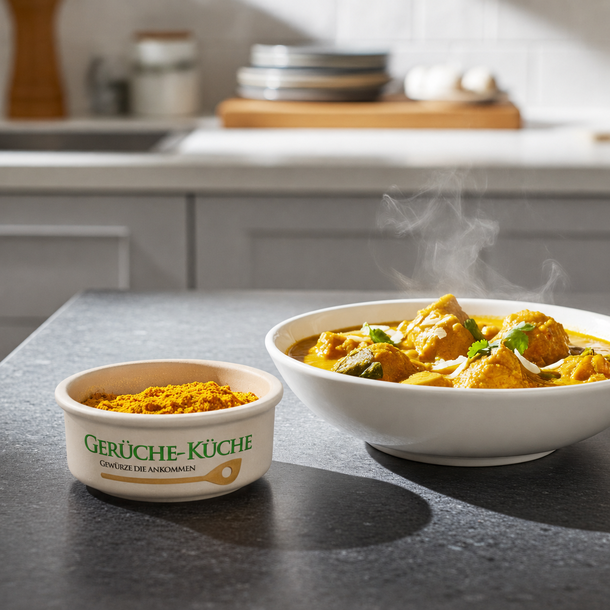 Banane au curry (préparation aux épices)