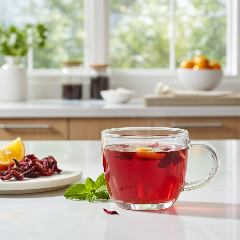 refreshing tea (herbal tea)