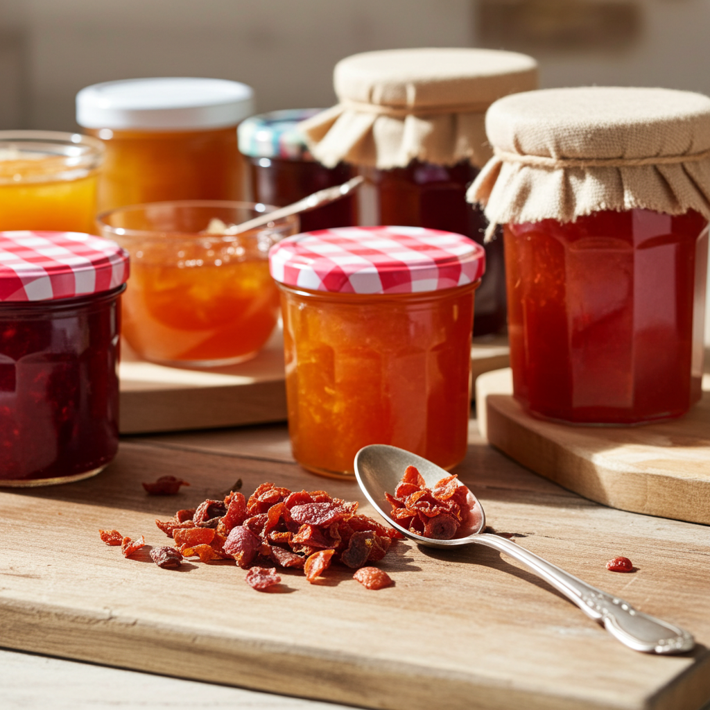 écorces d'églantier (coupées)