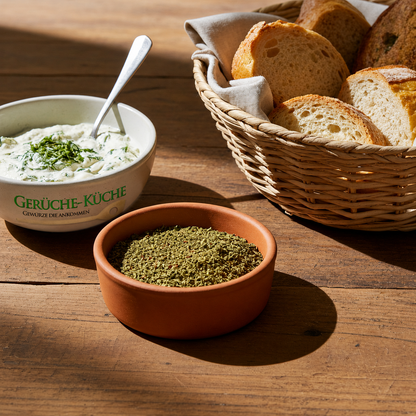 dipping garden herbs (spice preparation)