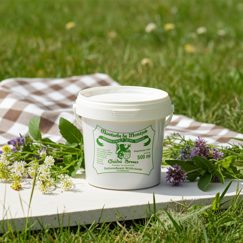 Wildkräuter mit Bärlauch Senf - 500 ml – Produktbild 4