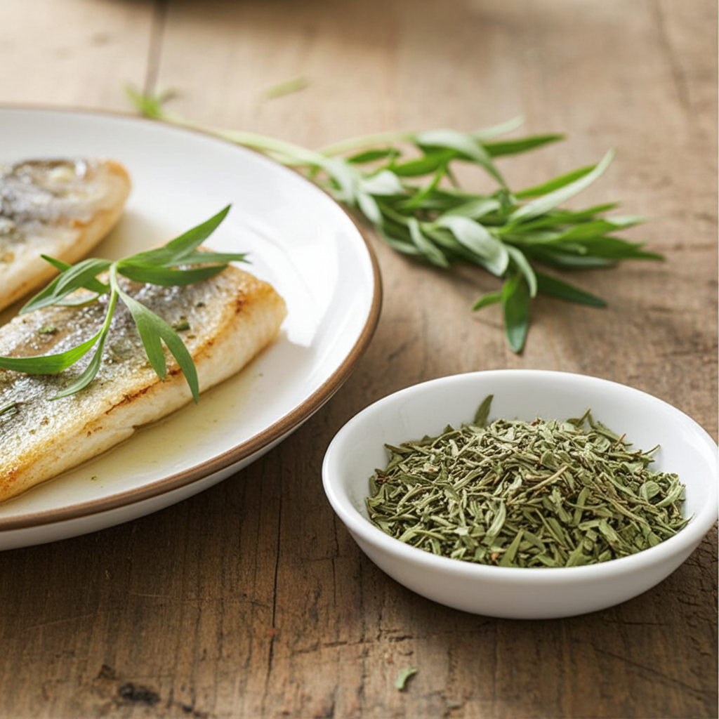 tarragon leaves (shredded)