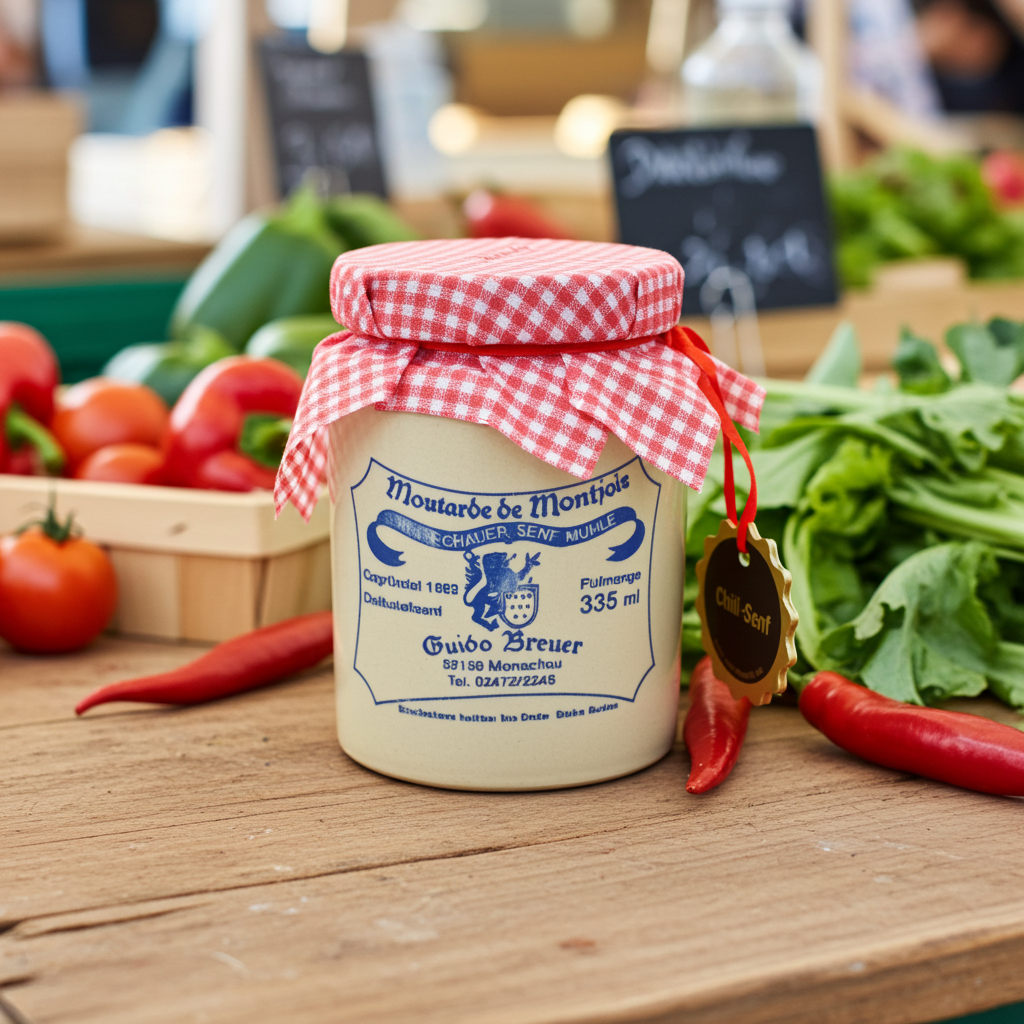Chili-Senf Monschauer Senf Historische Senfmühle Monschau 335 ml