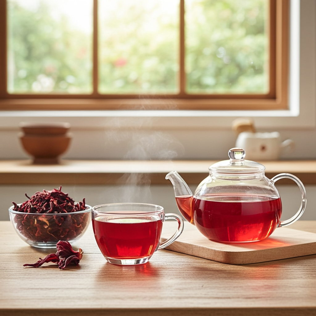 Hibiscus flowers (cut) - Hibiscus tea