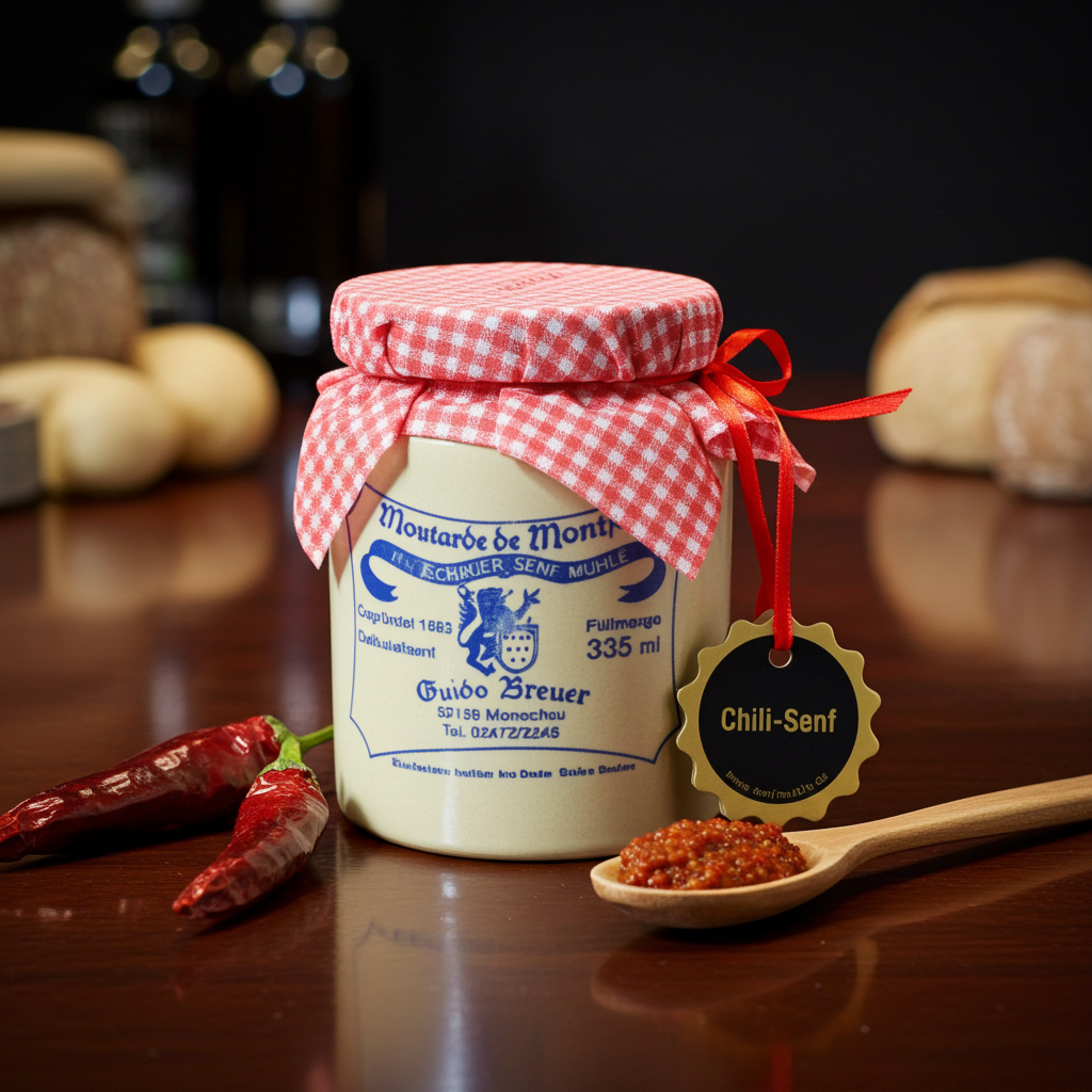 Chili-Senf Monschauer Senf Historische Senfmühle Monschau 335 ml